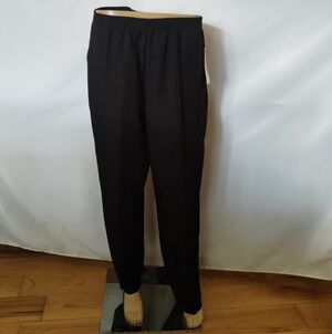 Covington Black Pull On Dress Pants Women’s 12 Elastic Waist Career Work Slacks